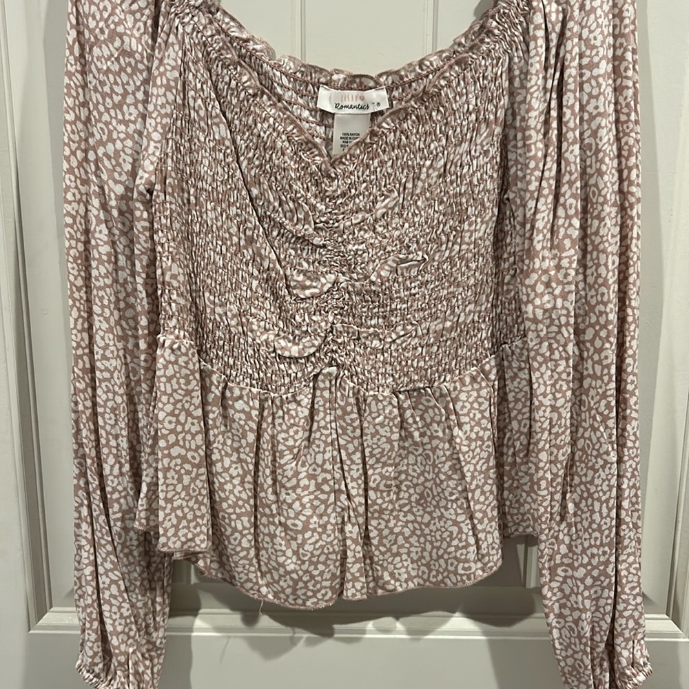 Long sleeve blouse